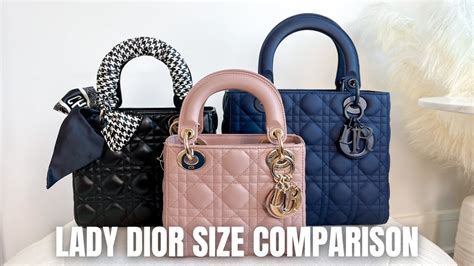 tiny lady dior|lady dior small vs medium.